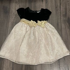 Black and Gold Formal Dress